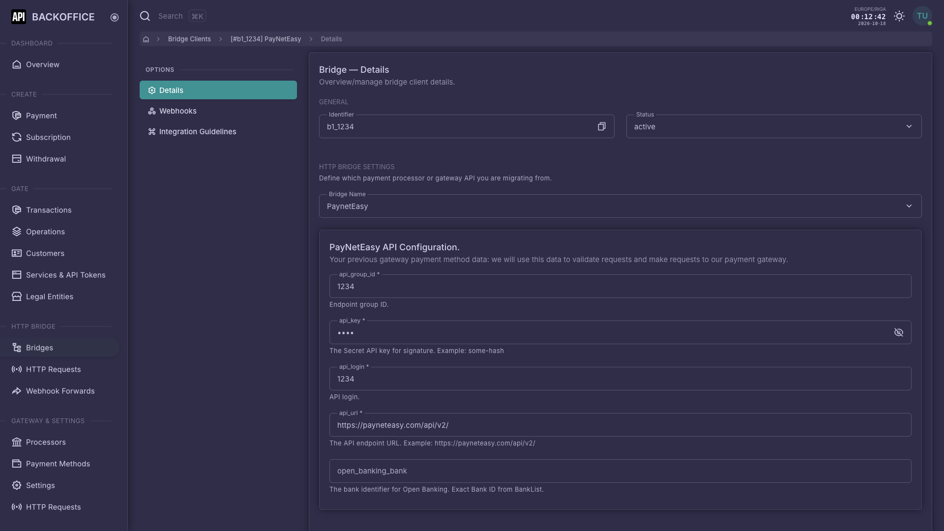 Merchant Backoffice - Dark Theme 7