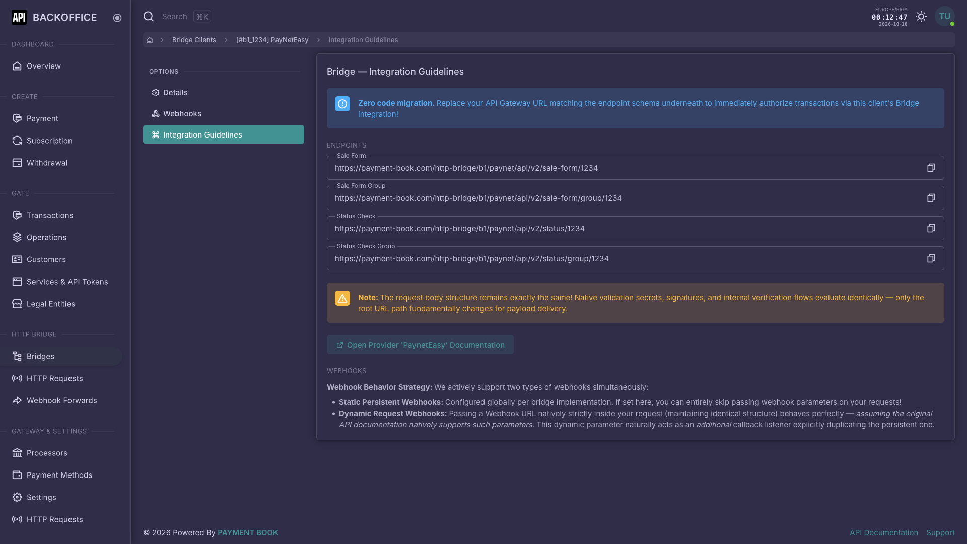 Merchant Backoffice - Dark Theme 8