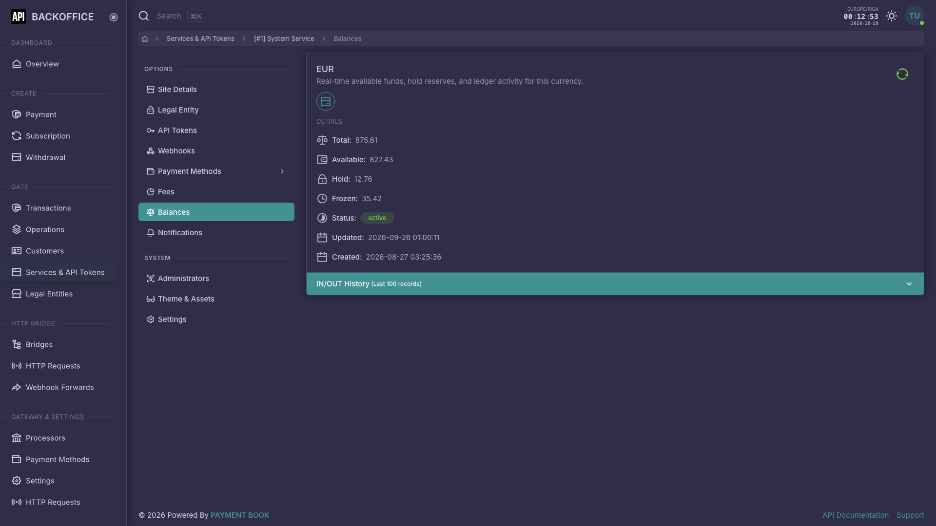 Merchant Backoffice - Dark Theme 9