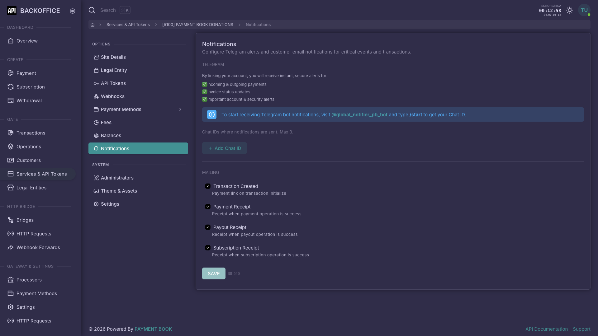 Merchant Backoffice - Dark Theme 10