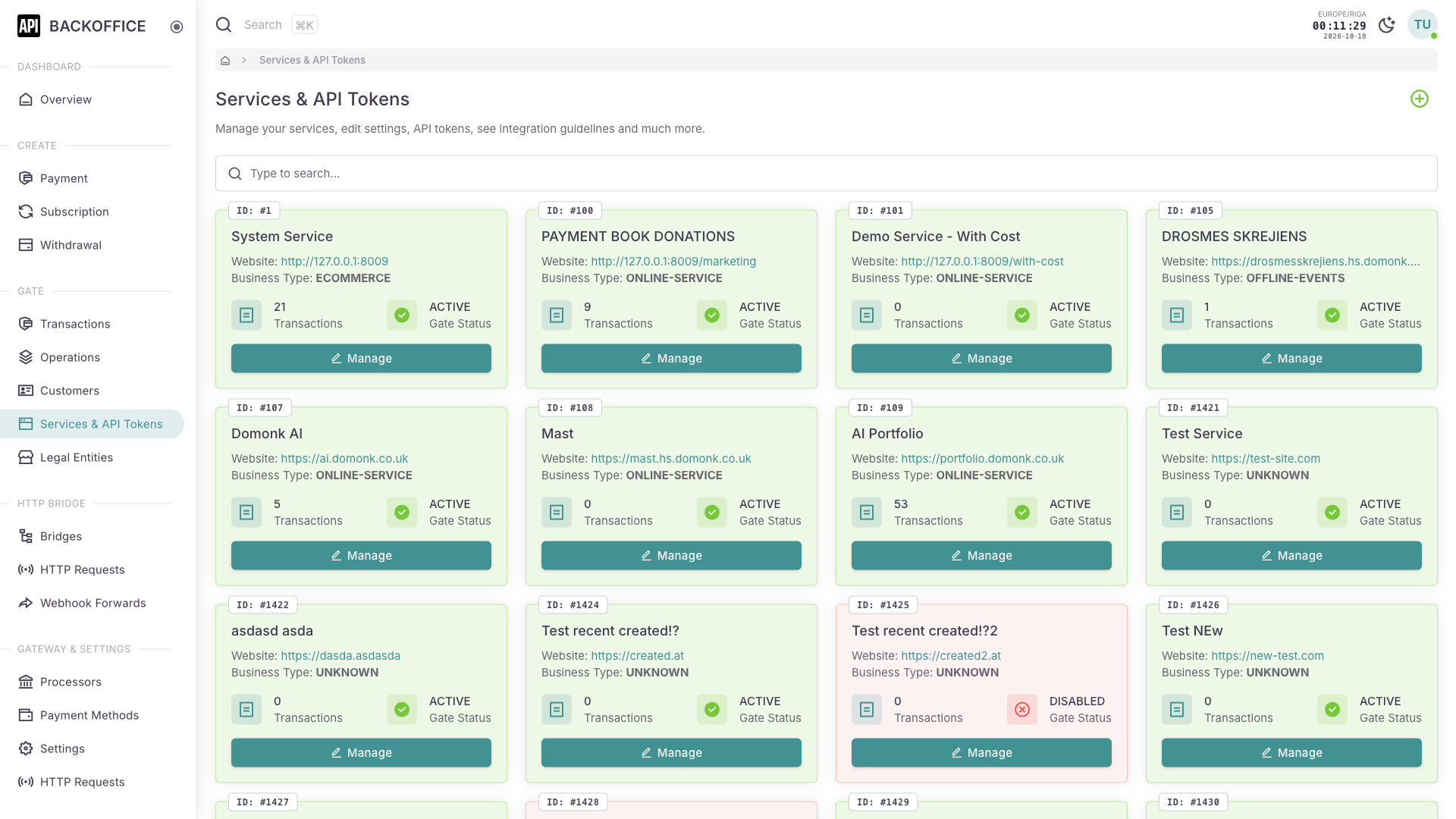 Merchant Backoffice - Light Theme 4