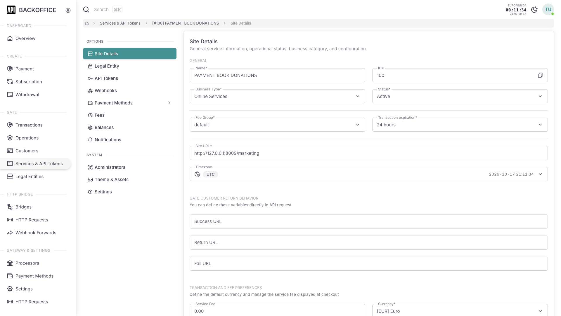 Merchant Backoffice - Light Theme 5