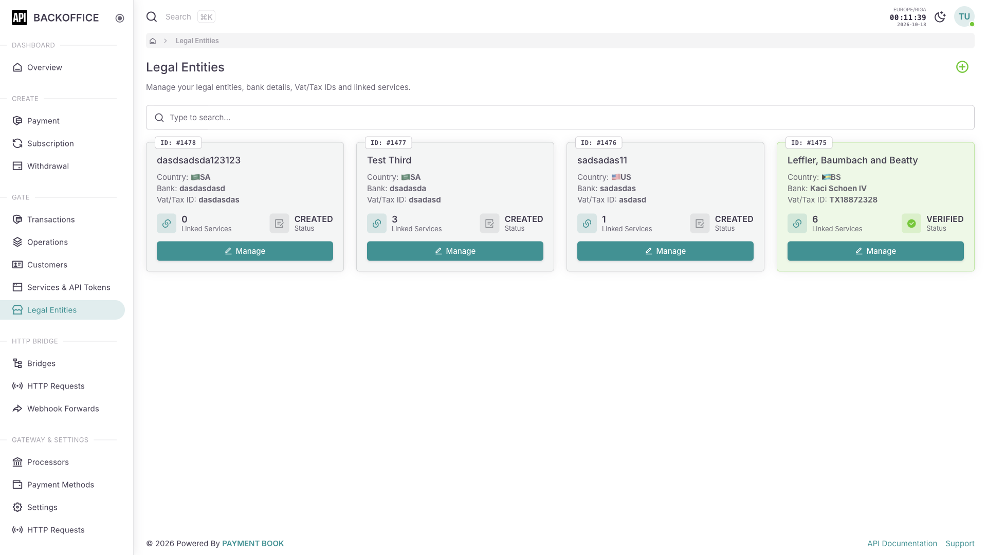 Merchant Backoffice - Light Theme 6
