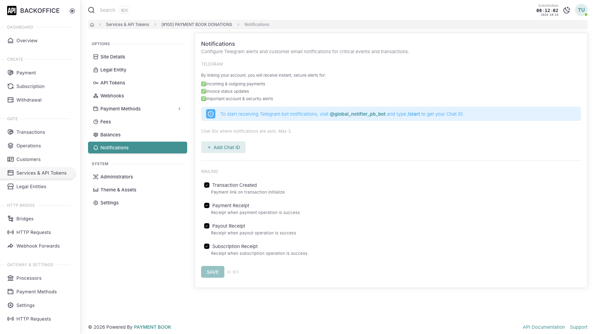 Merchant Backoffice - Light Theme 10