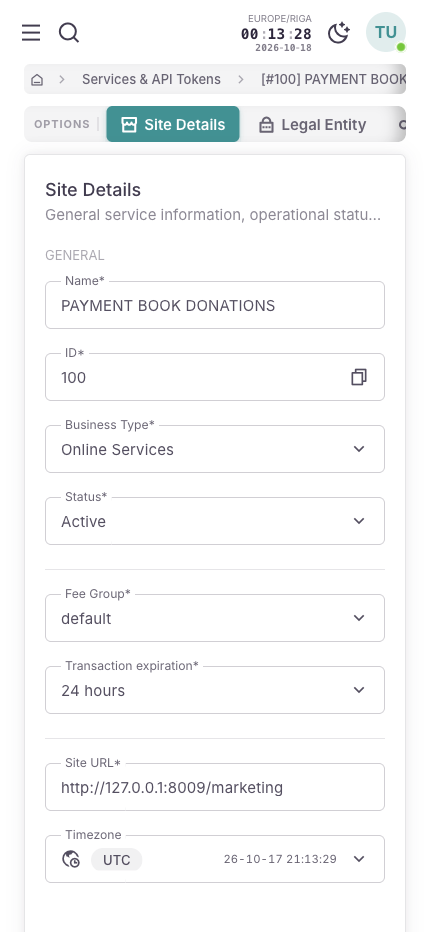 Merchant Backoffice - Mobile Light Theme 5