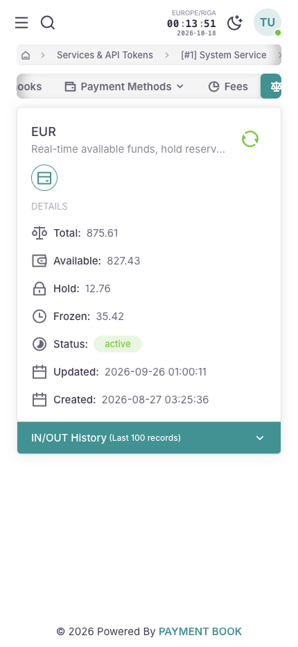 Merchant Backoffice - Mobile Light Theme 9